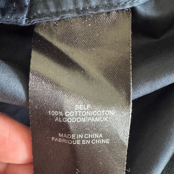 Tibi Off-Shoulder Navy Blue Shift Dress Wylie Satin Bow Sleeves Mini Size 0 XS - Picture 4 of 12